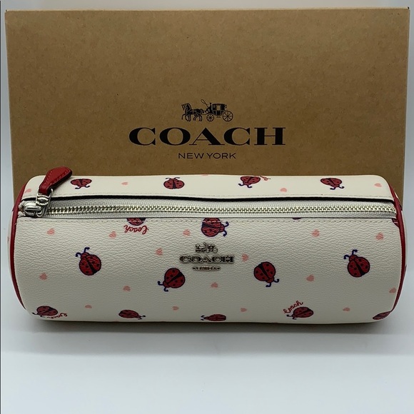 Makeup Brush Holder With Ladybug Print - Picture 1 of 16